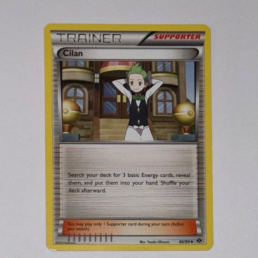 POKEMON CARD: Cilan #86/99 (Pokemon Next Destinies)